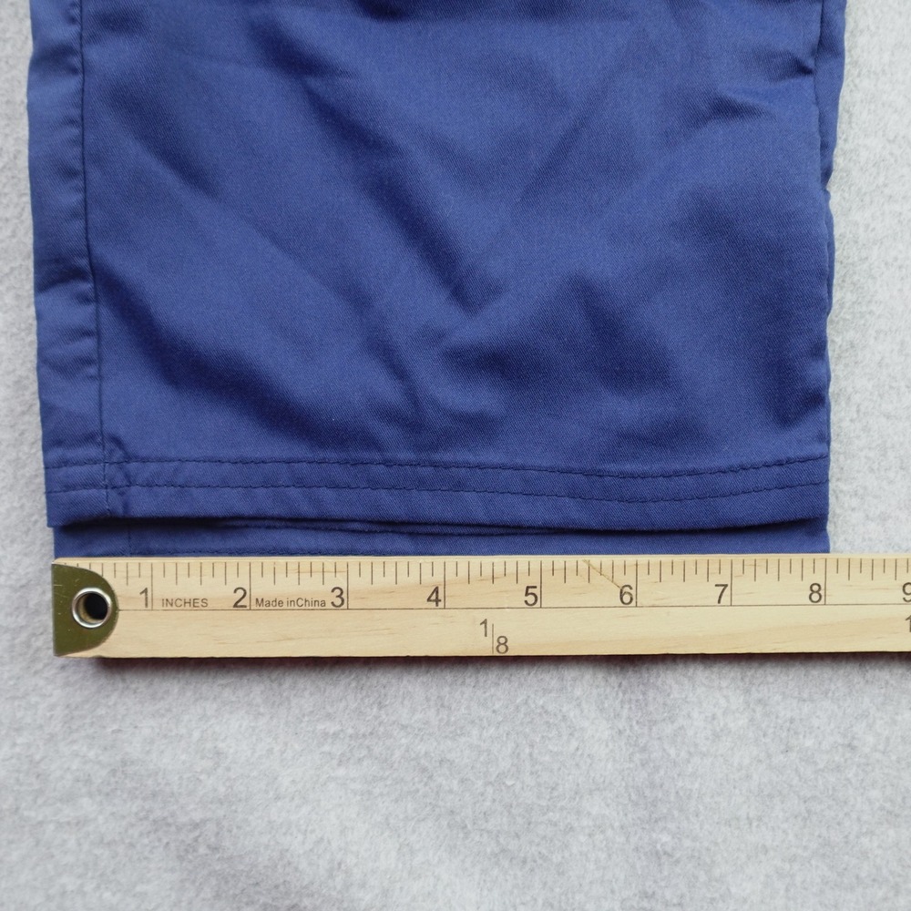 Cherokee Workwear Scrub Pants Womens Large Navy Blue Cargo Medical Lot of 2 - Picture 10 of 13